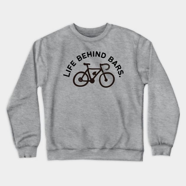 Cycling Is Life Crewneck Sweatshirt by capesandrollerskates 